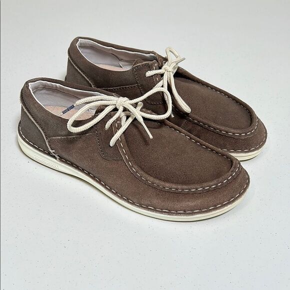New Birkenstock Pasadena Suede Moccasin Shoes - Picture 1 of 9